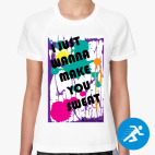 Женская спортивная футболка