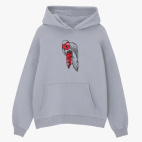 Толстовка худи оверсайз