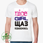 Мужская футболка органик