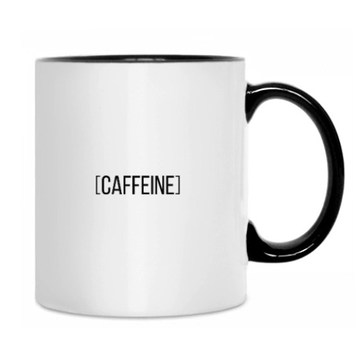 Кружка с принтом Caffeine