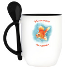 Кружка с ложкой