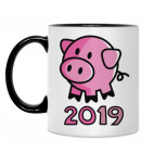 Кружка двухцветная