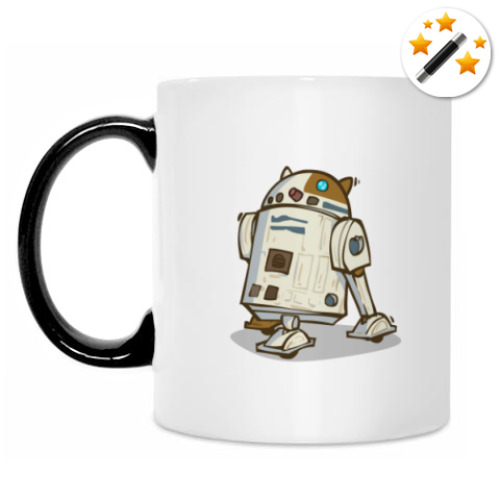 Кружка-хамелеон с принтом R2C2 — Пятничный Котик №34