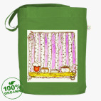 Березы на фиолетовом