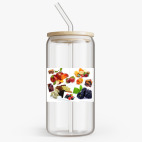 Банка с бамбуковой крышкой