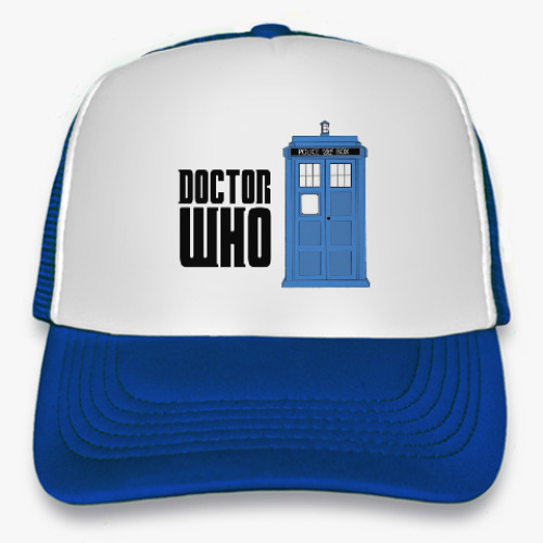 Кепка-тракер с принтом Доктор Кто