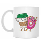 Классическая кружка Coffee & Donut