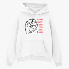 Толстовка худи оверсайз