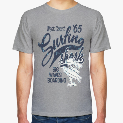 Футболка с принтом Серфинг