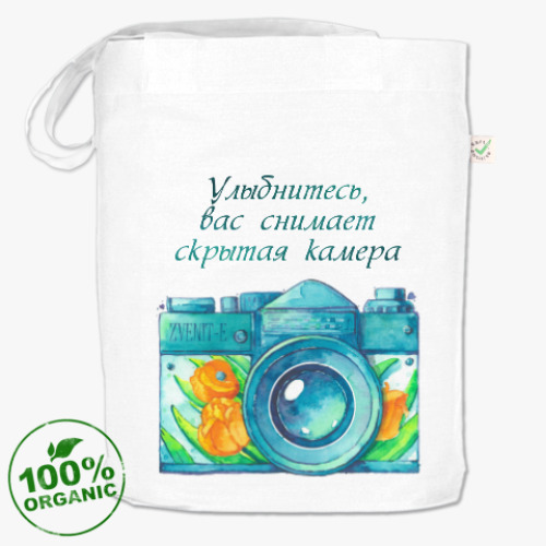 Сумка шоппер с принтом Акварельный Зенит