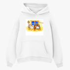 Толстовка худи оверсайз