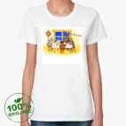 Женская футболка органик