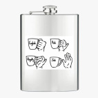 Фляжка стальная