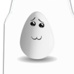 Милое яичко тоже хочет кушать