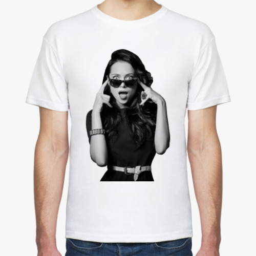 Футболка с принтом Настасья Самбурская