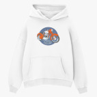 Толстовка худи оверсайз