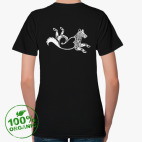 Женская футболка органик