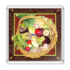 Магнит 6.5 x 6.5 см Еда