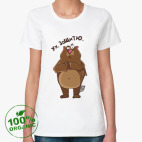 Женская футболка органик