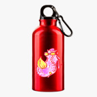 Металлическая бутылка 400 мл UV-DTF