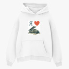 Толстовка худи оверсайз