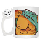 Кружка с футбольным мячиком