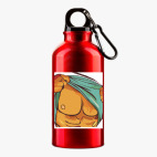 Металлическая бутылка 400 мл UV-DTF