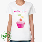 Женская футболка органик