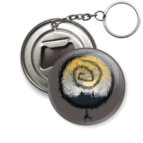 Брелок-открывашка с принтом True Detective