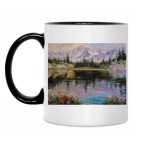 Кружка двухцветная