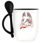 Кружка с ложкой