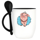 Кружка с ложкой