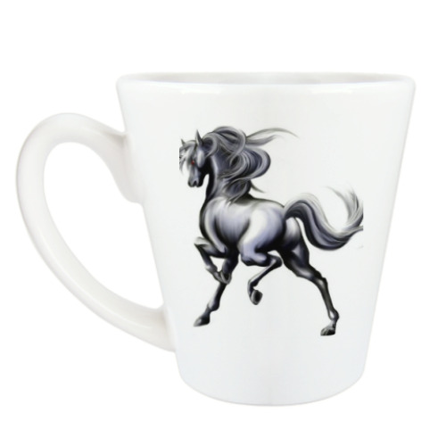 Чашка Латте Черный красавец