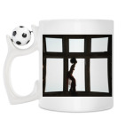 Кружка с футбольным мячиком