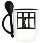 Кружка с ложкой