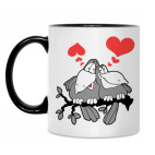 Кружка двухцветная