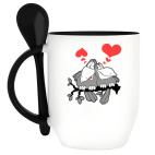 Кружка с ложкой