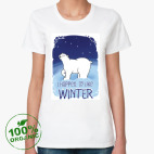 Женская футболка органик