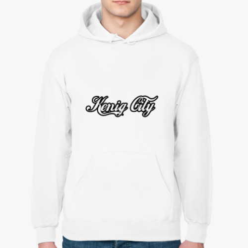 Толстовка худи с принтом КенигСити (Город Калининград)