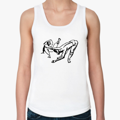 Женская майка с принтом капоэйра