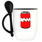 Кружка с ложкой