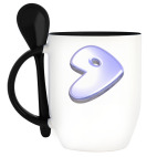 Кружка с ложкой