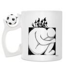 Кружка с футбольным мячиком
