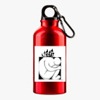 Металлическая бутылка 400 мл UV-DTF