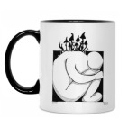 Кружка двухцветная