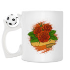 Кружка с футбольным мячиком