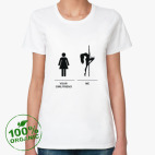 Женская футболка органик
