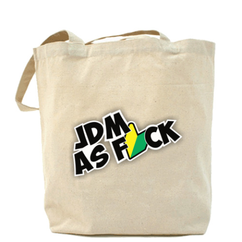 Сумка шоппер с принтом  JDM