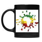 Кружка цветная UV-DTF