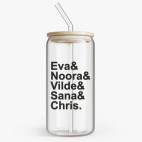 Банка с бамбуковой крышкой